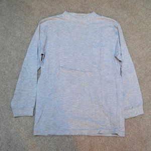 Boys' gray mockneck